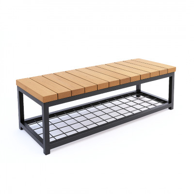 Lavica s drevárnikom - 150 cm Lavica s drevárnikom - 150 cm